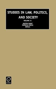 portada studies in law, politics, and society, 21 (in English)