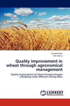 portada quality improvement in wheat through agronomical management (en Inglés)