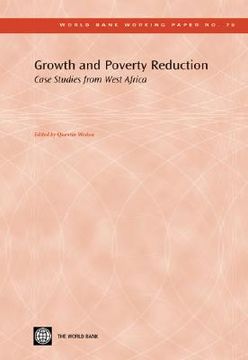 portada growth and poverty reduction: case studies from west africa (en Inglés)