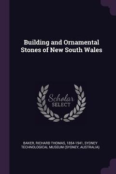 portada Building and Ornamental Stones of New South Wales