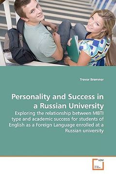 portada personality and success in a russian university (en Inglés)
