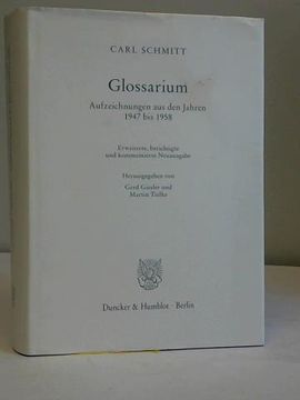 portada Glossarium. Aufzeichnungen aus den Jahren 1947 bis 1958 