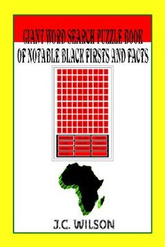 portada giant word search puzzle book of notable black firsts and facts (in English)