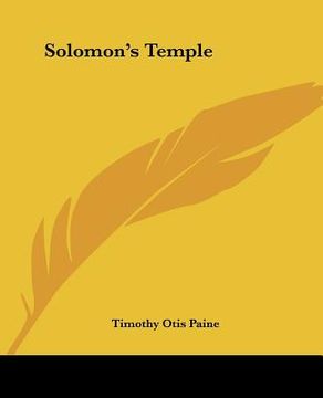 portada solomon's temple (en Inglés)
