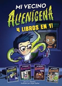 portada Mi Vecino Alienígena: 4 Libros en 1 (The Alien Next Door) (en Inglés)