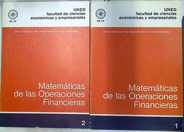 portada Matemáticas de las Operaciones Financieras i- ii