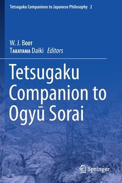 portada Tetsugaku Companion to Ogyu Sorai (en Inglés)