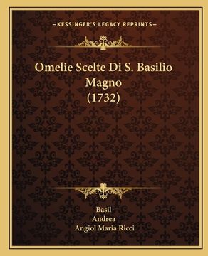 portada Omelie Scelte Di S. Basilio Magno (1732) (en Italiano)