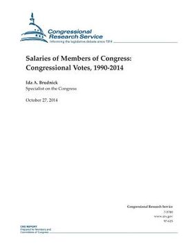 portada Salaries of Members of Congress: Congressional Votes, 1990-2014 (in English)
