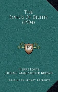 portada the songs of bilitis (1904)
