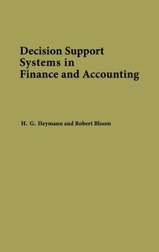 portada decision support systems in finance and accounting (en Inglés)