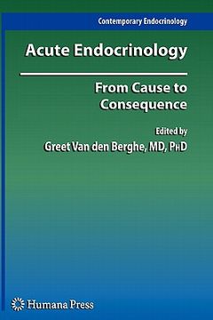 portada acute endocrinology:: from cause to consequence (en Inglés)