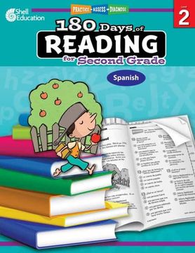 portada 180 Days of Reading for Second Grade - (Spanish): Practice, Assess, Diagnose (180 Days of Practice) (in Spanish)