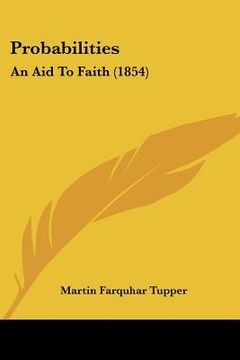 portada probabilities: an aid to faith (1854) (in English)