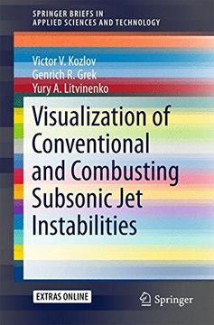 portada Visualization of Conventional and Combusting Subsonic jet Instabilities (Springerbriefs in Applied Sciences and Technology) 