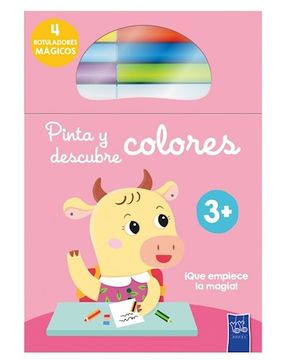 portada Pinta y Descubre Colores: Vaca