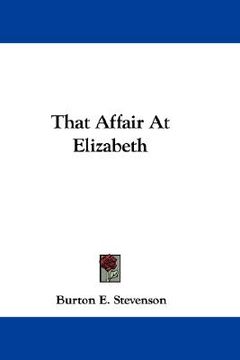 portada that affair at elizabeth (en Inglés)