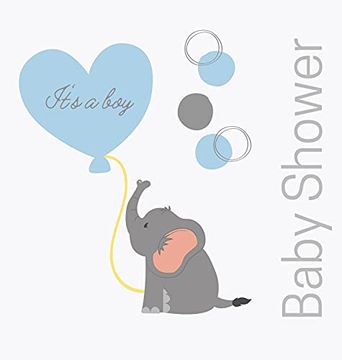 portada Welcome Baby Boy, Baby Shower Guest Book (Hardback) (en Inglés)