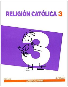portada Religión Católica 3. (Aprender es crecer)