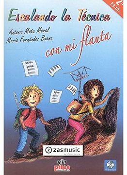 portada Mata y Fernandez - Escalando la Tecnica con mi Flauta 2º (Inc. Cd)