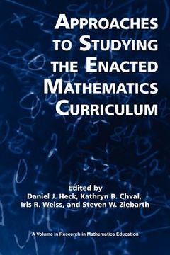portada approaches to studying the enacted mathematics curriculum