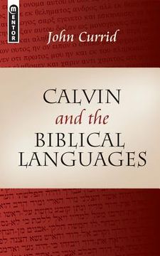 portada Calvin and the Biblical Languages