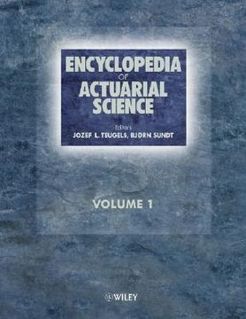 portada encyclopedia of actuarial science