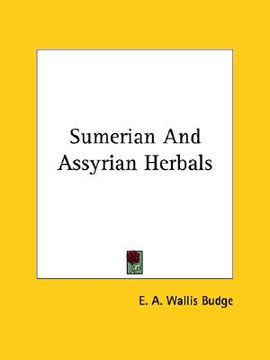 portada sumerian and assyrian herbals (en Inglés)