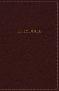 portada Kjv, Thinline Bible, Large Print, Imitation Leather, Burgundy, Indexed, red Letter Edition (in English)