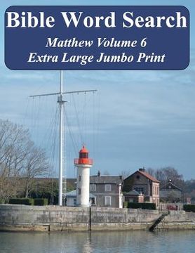 portada Bible Word Search Matthew Volume 6: King James Version Extra Large Jumbo Print (en Inglés)