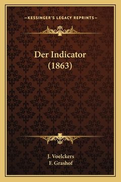portada Der Indicator (1863) (in German)