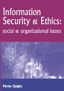 portada information security and ethics: social and organizational issues (en Inglés)
