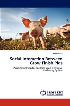 portada social interaction between grow finish pigs (in English)