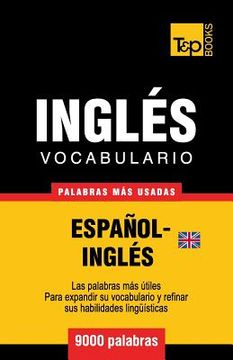 portada Vocabulario español-inglés británico - 9000 palabras más usadas