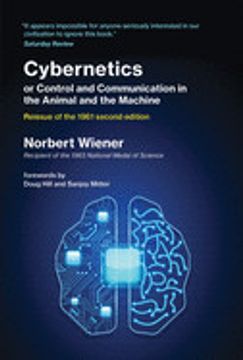 portada Cybernetics or Control and Communication in the Animal and the Machine, Reissue of the 1961 Second Edition (The mit Press) (en Inglés)