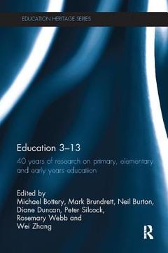 portada Education 3-13: 40 Years of Research on Primary, Elementary and Early Years Education (en Inglés)