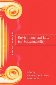 portada environmental law for sustainability: a reader (en Inglés)
