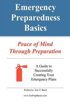 portada emergency preparedness basics (en Inglés)