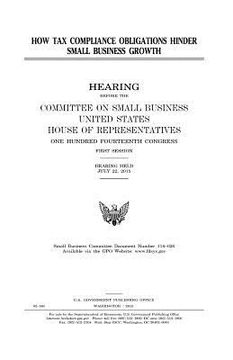 portada How tax compliance obligations hinder small business growth (en Inglés)