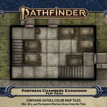 portada Pathfinder Flip-Tiles: Fortress Chambers Expansion (en Inglés)