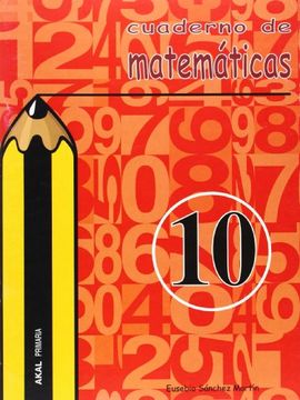 portada Matemáticas, Educación Primaria. Cuaderno 10