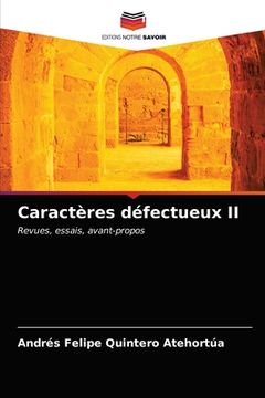 portada Caractères défectueux II (en Francés)