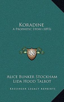 portada koradine: a prophetic story (1893)