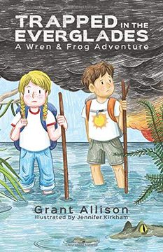 portada Trapped in the Everglades: *Black and White Edition* (The Adventures of Wren and Frog) 
