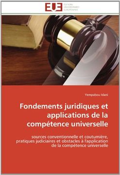 portada Fondements Juridiques Et Applications de La Competence Universelle