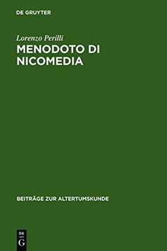 portada menodoto di nicomedia: contributo a una storia galeniana della medicina empirica (en Inglés)