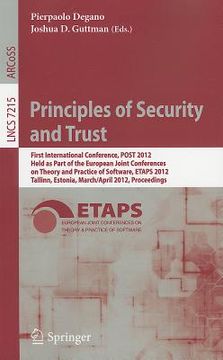 portada principles of security and trust (in English)