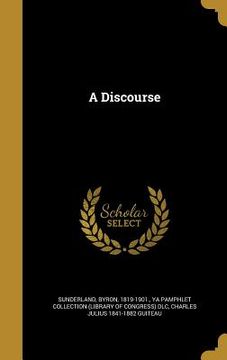 portada A Discourse (in English)