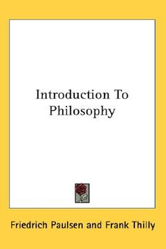 portada introduction to philosophy (en Inglés)