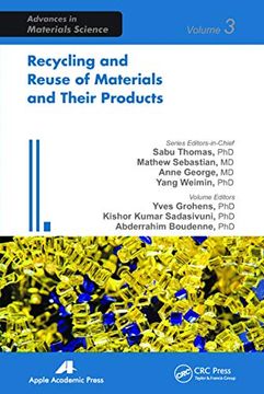 portada Recycling and Reuse of Materials and Their Products (Advances in Materials Science) (en Inglés)